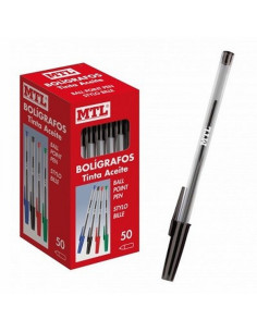 BOLIGRAFO DOHE CON CAPUCHON TINTA ACEITE NEGRO (79588) - BOLI.ECONOMICO NG