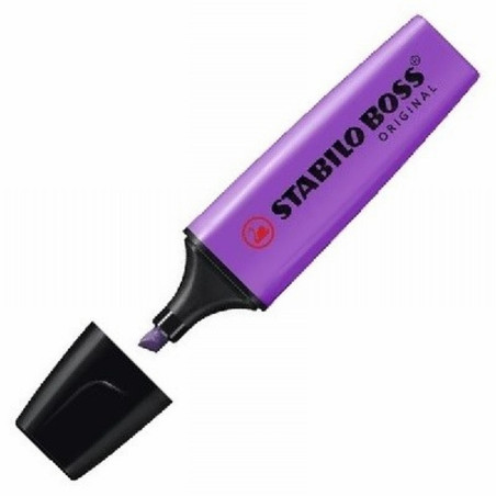 MARCADOR FLUORESCENTE STABILO BOSS VIOLETA PASTEL (70/55) - MARC.STABILO BOSS VIOLETA 55