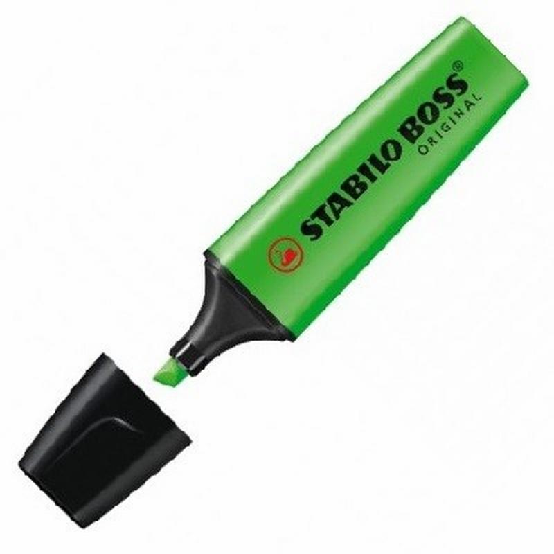 MARCADOR FLUORESCENTE STABILO BOSS VERDE (70/33) DE STABILO - MARC.STABILO BOSS VE 33