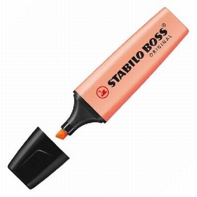 MARCADOR FLUORESCENTE STABILO BOSS MELOCOTON PASTEL...