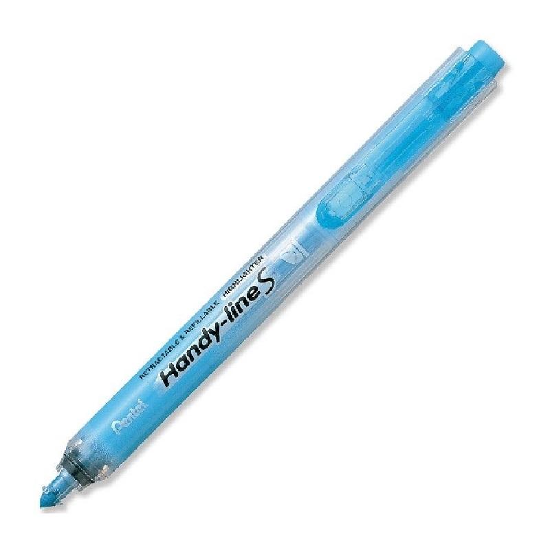 MARCADOR FLUORESCENTE PENTEL SXS15 RETRATIL AZUL (SXS15-SO) - MARC.PENTEL SXS15 AZ.