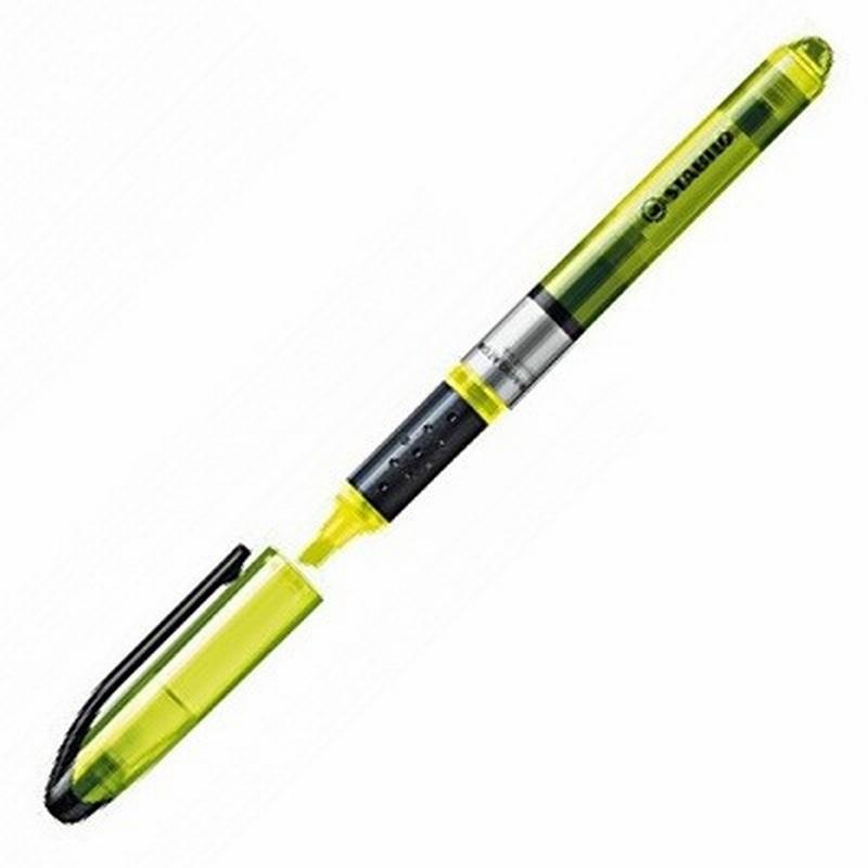 MARCADOR FLUORESCENTE STABILO NAVIGATOR TINTA LIQUIDA AMARILLA (545/24) - MARC.NAVIGATOR AM STABILO