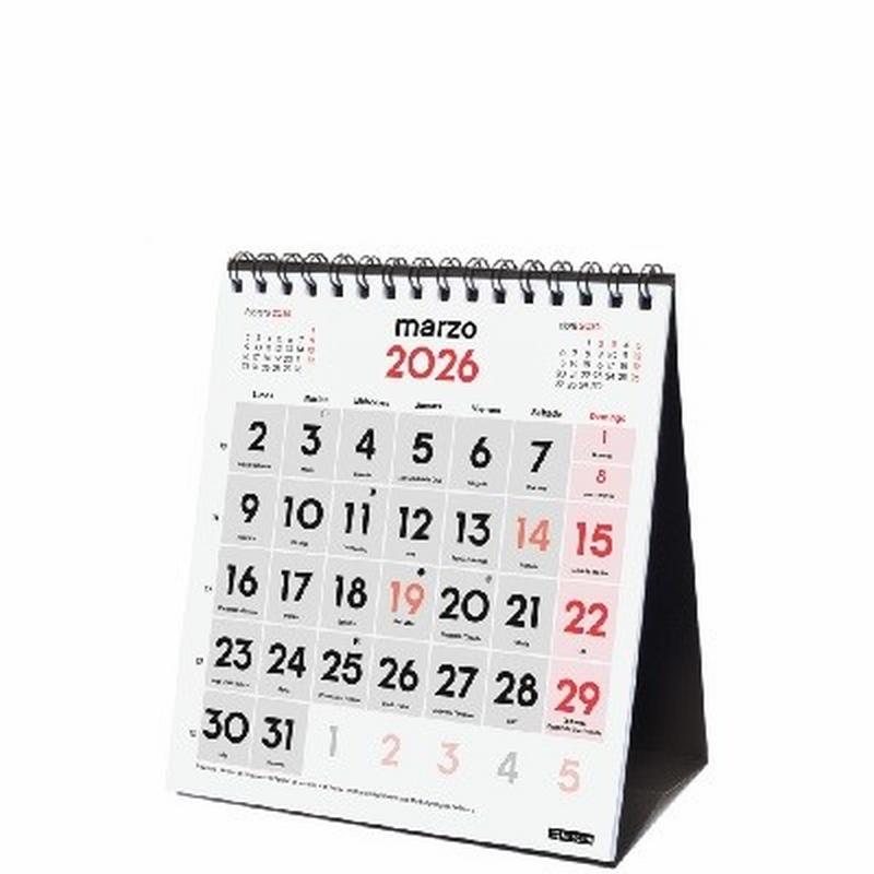 CALENDARIO ANUAL FINOCAM 2026 SOBREMESA NUMEROS GRANDES XS 14x15 CMS. (780120026) - CALENDARIO SOBREMESA XS 14x15 NUM.GRANDES