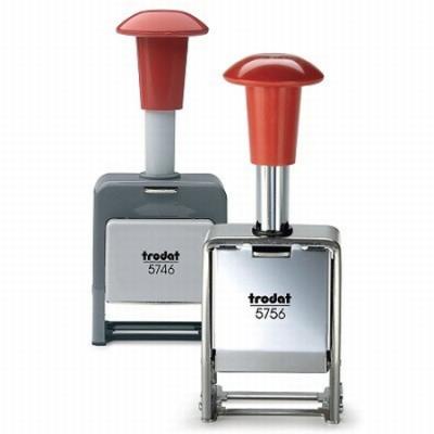 NUMERADOR DE 6 CIFRAS DE 4.5MM DE ALTURA CARACTERES SALTO...