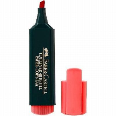 ROTULADOR FABER FLUORESCENTE 48-21 ROJO (154821) -...