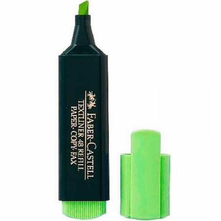 ROTULADOR FABER FLUORESCENTE 48-63 VERDE (154863) - MARC.TEXT LINER 48 VE FABER