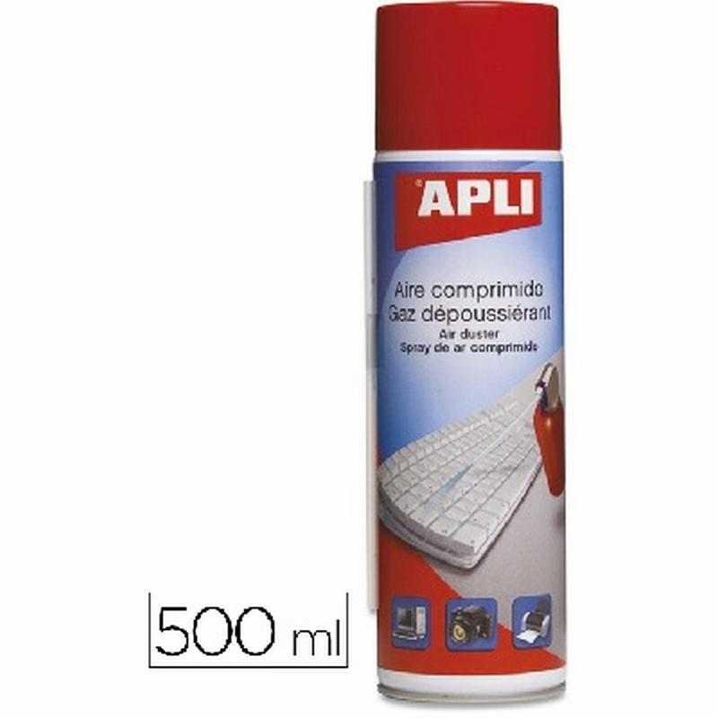 SPRAY DE AIRE COMPRIMIDO APLI BOTE DE 500ML (11297) - SPRAY LIMPIEZA AIRE COMPR.APLI