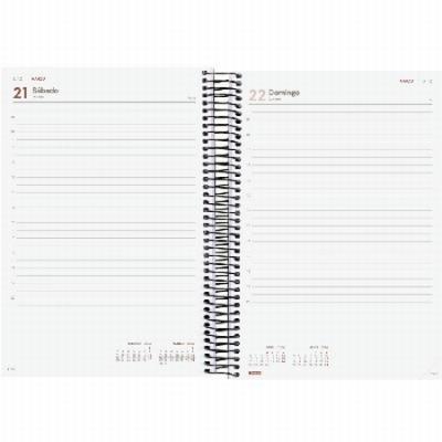 AGENDA ANUAL FINOCAM 2026 ESPIRAL OPAQUE E11 DIA PAGINA...