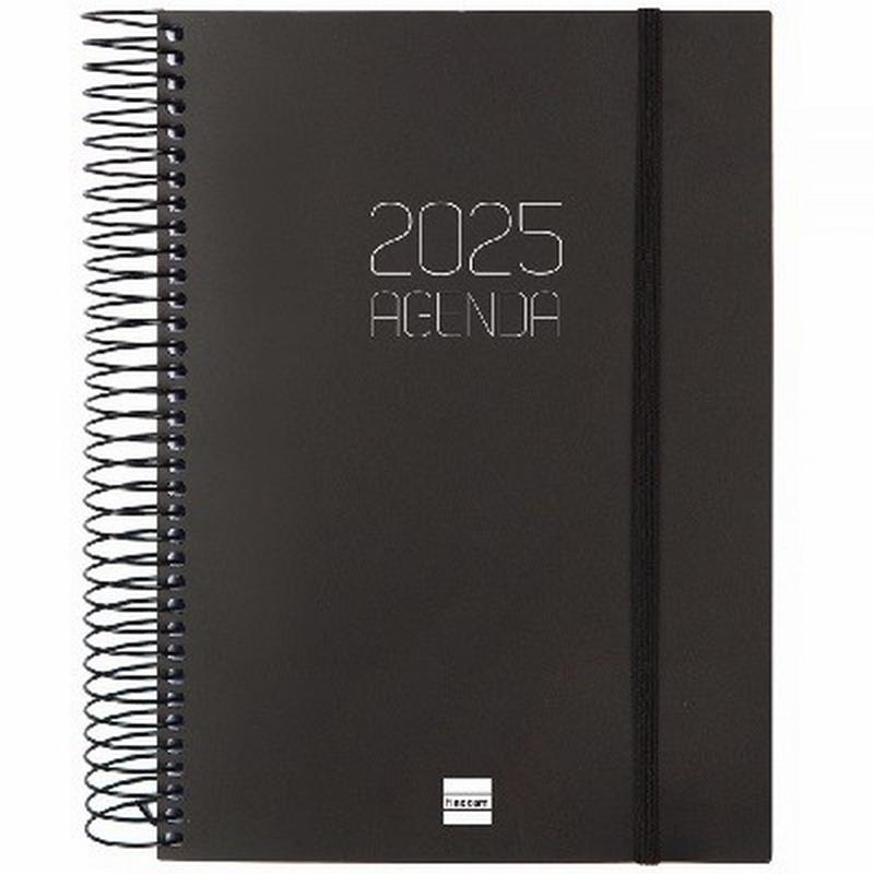 AGENDA ANUAL FINOCAM 2025 ESPIRAL OPAQUE E11 DIA PAGINA 175x242 MM. (742871025) (742876025) (742877425)