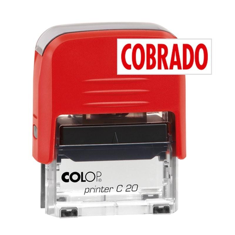 SELLO ENTINTADO COLOP PRINTER COBRADO (151881) - FORMULARIO COBRADO ENTINTADO