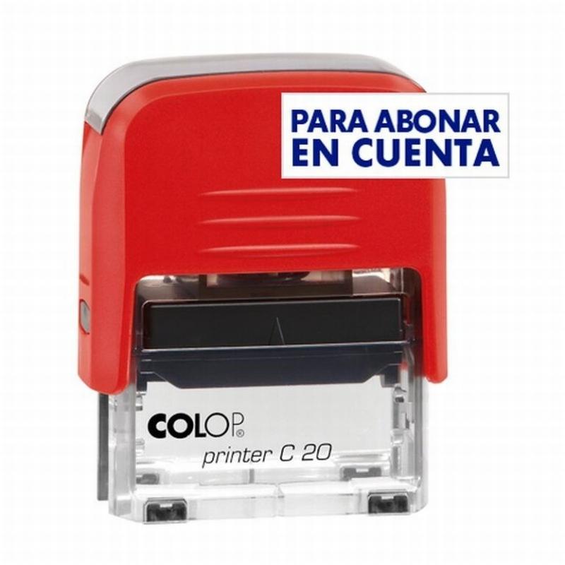 SELLO ENTINTADO COLOP PRINTER ABONAR EN CUENTA (141686) - FORMULARIO ABONAR EN CTA.ENTIN