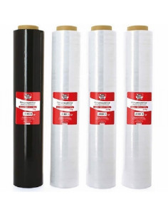 FILM GRAFOPLAS DE PALETIZAR NEGRO 23 MICRAS 2 KG. (50069110) - PLASTICO PALETIZ.20 MICR.NEGRO