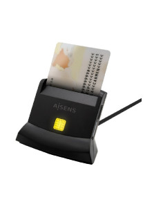 LECTOR DE TARJETAS EXTERNO DNI ELECTRONICO USB (ASCR-SN02SD-BK) - LECTOR DNI ELECTRONICO USB