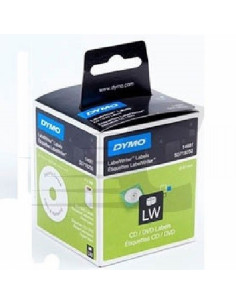 ETIQUETA ADHESIVA DYMO 14681 -TAMAÑO Ø 57 MM  LABELWRITER 160 ETIQUETAS POR ROLLO CAJA DE 1 ROLLO (S0719250)