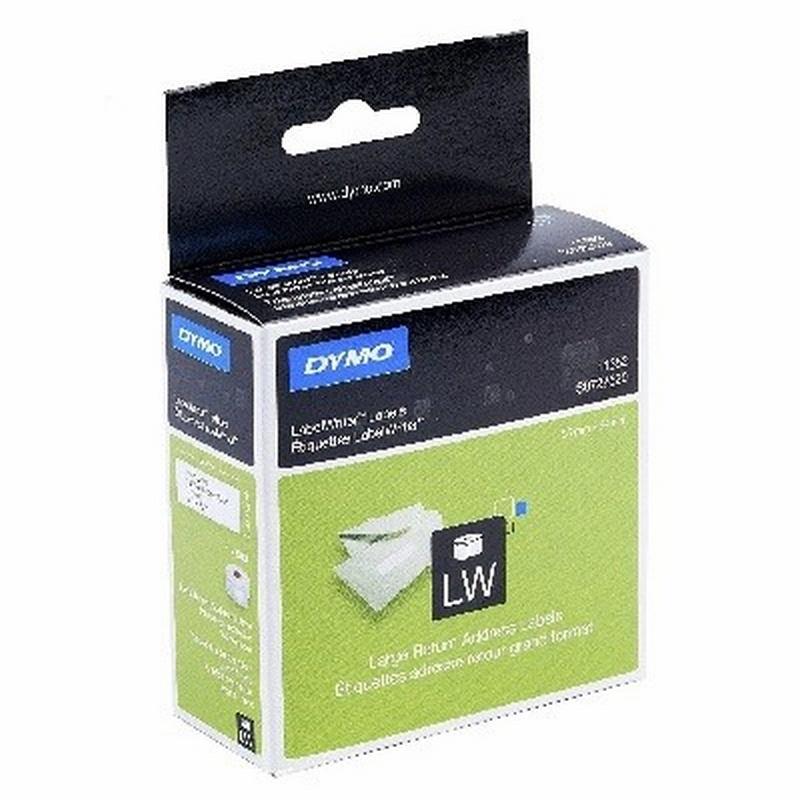 ETIQUETA ADHESIVA DYMO 11352 -TAMAÑO 25X54 MM  LABELWRITER 500 ETIQUETAS POR ROLLO CAJA DE 1 ROLLO (S0722520)
