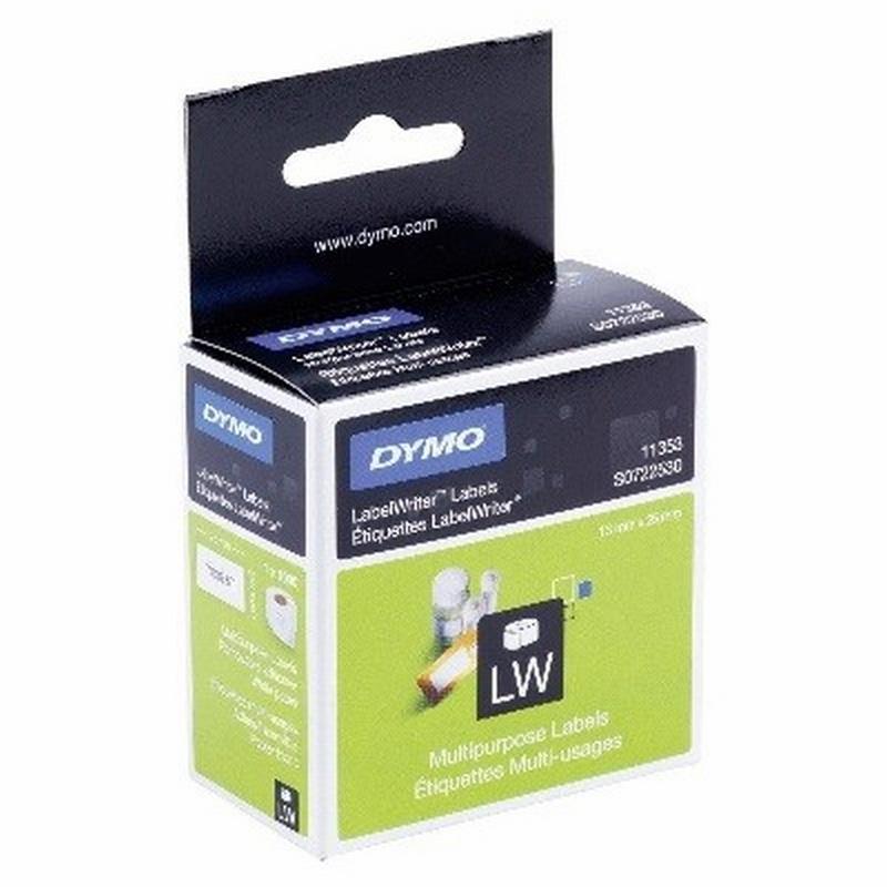 ETIQUETA ADHESIVA DYMO 11353 -TAMAÑO 89X28 MM LABELWRITER 1000 ETIQUETAS POR ROLLO CAJA DE 1 ROLLO (S0722530)