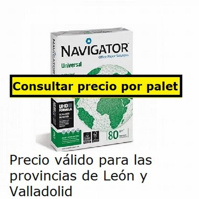 PAPEL FOTOCOPIADORA NAVIGATOR UNIVERSAL A4 80 GRAMOS PREMIUM 500 HOJAS -PRECIOS VALIDOS HASTA 30 DE JUNIO-