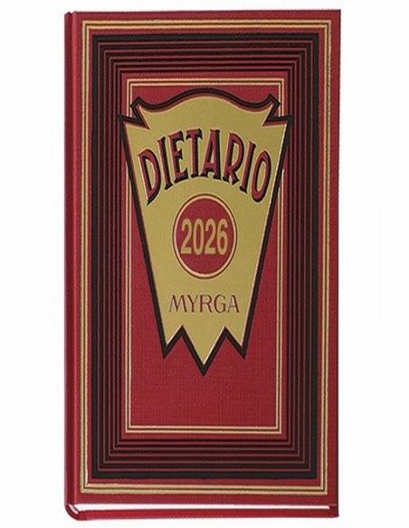 DIETARIO MYRGA 2026 OCTAVO 12,5X17,5 CMS (2115) - DIETARIO 120*170 MYRGA 1/8