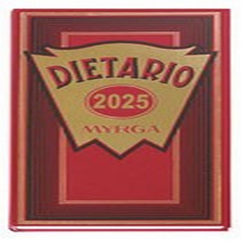 DIETARIO MYRGA 2025 2/3 15X31,5 CMS. (2101) - DIETARIO 148*310 MYRGA 2/3 ALARG