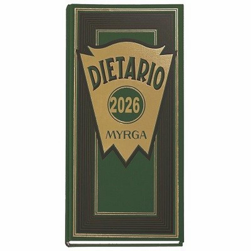 DIETARIO MYRGA 2026 2/3 15X31,5 CMS. (2101) - DIETARIO 148*310 MYRGA 2/3 ALARG