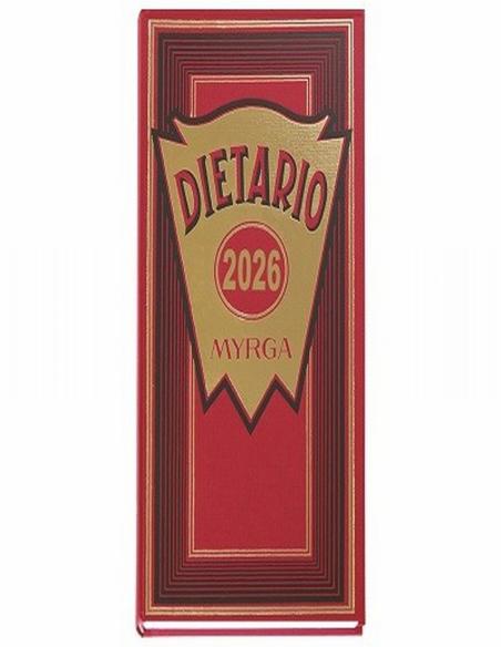 DIETARIO MYRGA 2026 2/3 15X31,5 CMS. (2101) - DIETARIO 148*310 MYRGA 2/3 ALARG