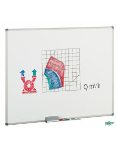 PIZARRA BLANCA FAIBO 122X300 CM. MARCO DE ALUMINIO (11-7) - PIZARRA BLANCA 122*300 ALUMINIO