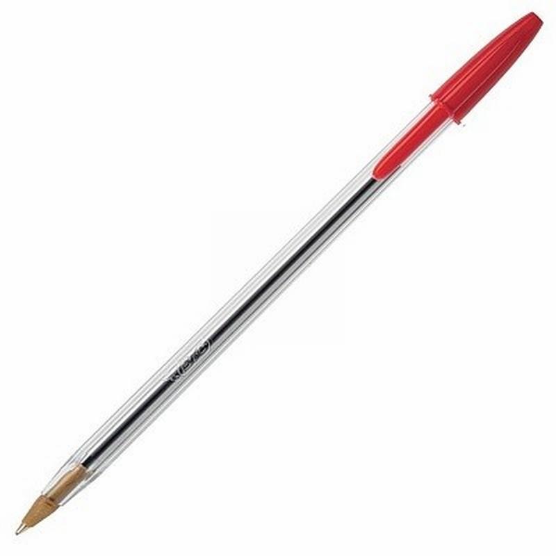 BOLIGRAFO BIC CRISTAL ROJO (8373619) DE BIC - BOLI.BIC CRISTAL RJ