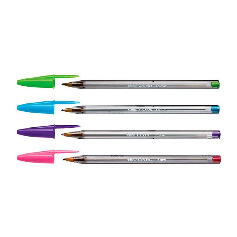 BOLIGRAFO BIC CRISTAL COLORES SURTIDOS (895793)...