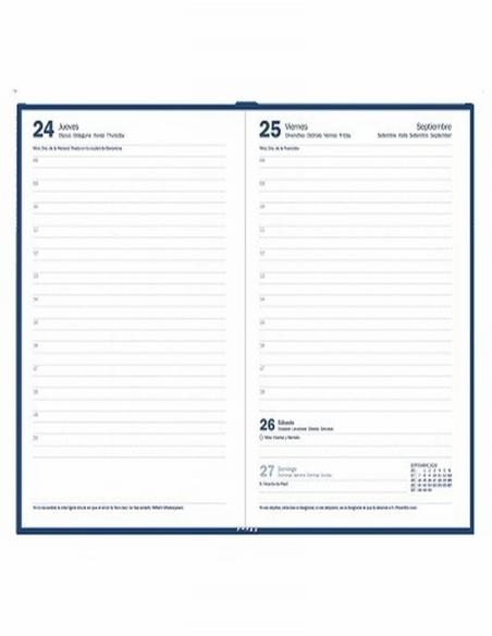 AGENDA ANUAL MYRGA 2026 ENCUADERNADA PRAXIS DIA PAGINA DIN A5 15X21 CMS. (3100) - AGEND.CUARTO 15*21 =B=