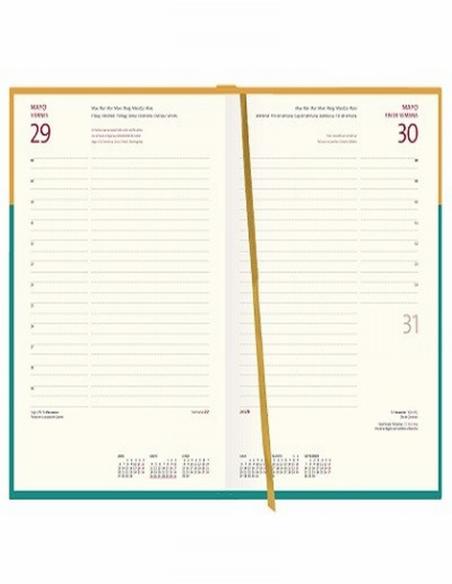 AGENDA ANUAL MYRGA 2026 ENCUADERNADA ARANJUEZ DIA PAGINA 17X24 CMS. BICOLOR (4136) - AGEND.MYRGA BICOLOR D/PG ARANJUEZ 17*24