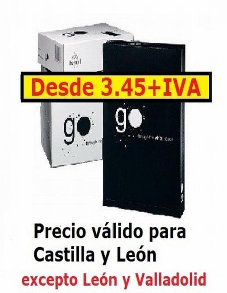 PAPEL FOTOCOPIADORA GO DIN A4 80 GRAMOS/M2 ETIQUETA ECOLABEL PREMIUM PAQUETE DE 500 HOJAS -PRECIOS VALIDOS HASTA 31 DE MAYO-