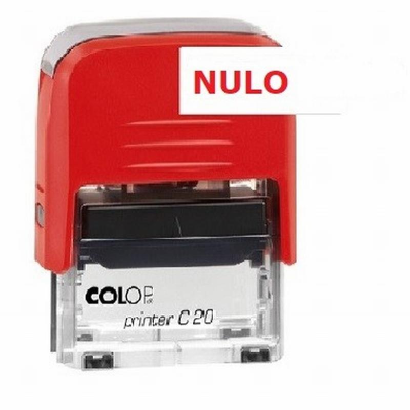 SELLO ENTINTADO COLOP PRINTER NULO (500693) - FORMULARIO NULO ENTINTADO