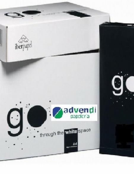 PAPEL FOTOCOPIADORA GO DIN A4 80 GRAMOS/M2 ETIQUETA ECOLABEL PREMIUM PAQUETE DE 500 HOJAS -PRECIOS VALIDOS HASTA 31 DE ENERO-