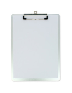 CARPETA GRAFOPLAS CON PINZA SUPERIOR DIN A4 ALUMINIO (01550100) - CARP.PORTADOCUMENTOS ALUMINIO