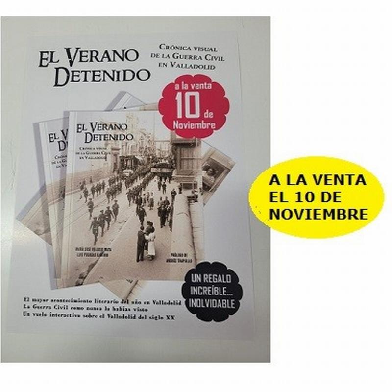 LIBRO "EL VERANO DETENIDO" DE LUIS POSADAS Y MARIA JOSE VELLOSO A LA VENTA 10 DE NOVIEMBRE - LIBRO EL VERANO DETENIDO