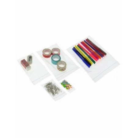 BOLSA GRAFOPLAS AUTOCIERRE 180X250 MM. PACK 100 BOLSAS (50063400) - BOLSA MINIGRIP 18*25 PQ.100
