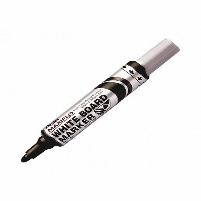 ROTULADOR PENTEL MAXIFLO PUNTA GRUESA PARA PIZARRA BLANCA COLOR AZUL (MWL5M-PENTEL-C) - ROT.PIZ.BL MAXIFLO NG.P.GRUESA