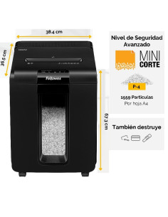 DESTRUCTORA AUTOMATICA FELLOWES AUTOMAX 100M HASTA 100 HOJAS (4629201) - DESTRUCTORA FELLOWES AUTOMAX 100M