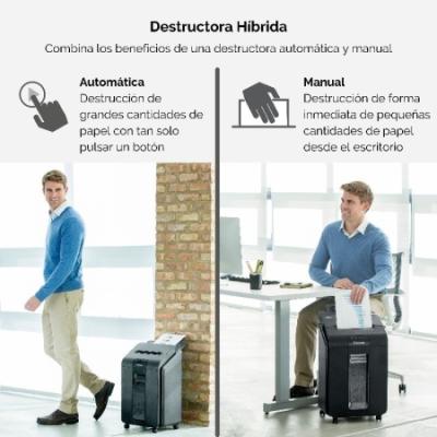 DESTRUCTORA AUTOMATICA FELLOWES AUTOMAX 100M HASTA 100... 2