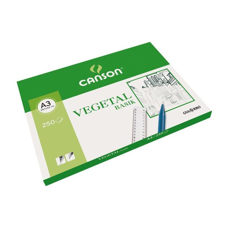 PAPEL VEGETAL GUARRO DIN A3 90-95 GRS/M2  LAMINA INDIVIDUAL (C200406244) - PAP.VEG.A3 90/95GR.