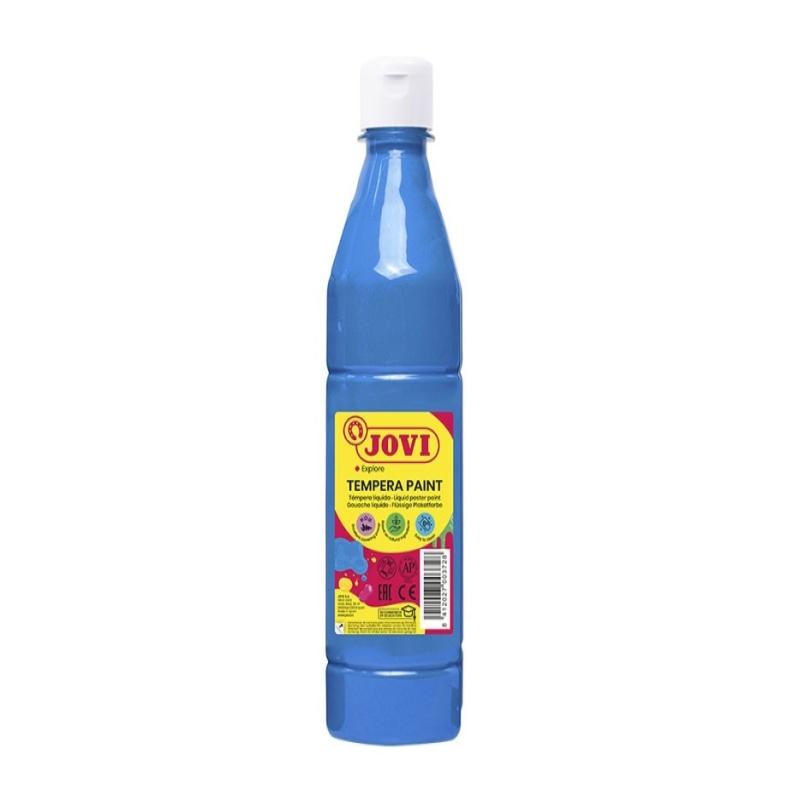 TEMPERA LIQUIDA JOVI ESCOLAR 500 ML AZUL (50621) - TEMPERA LIQUIDA 500CC JOVI AZ.