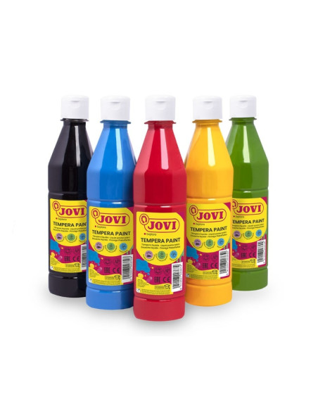 TEMPERA LIQUIDA JOVI ESCOLAR 500 ML AZUL (50621) - TEMPERA LIQUIDA 500CC JOVI AZ.