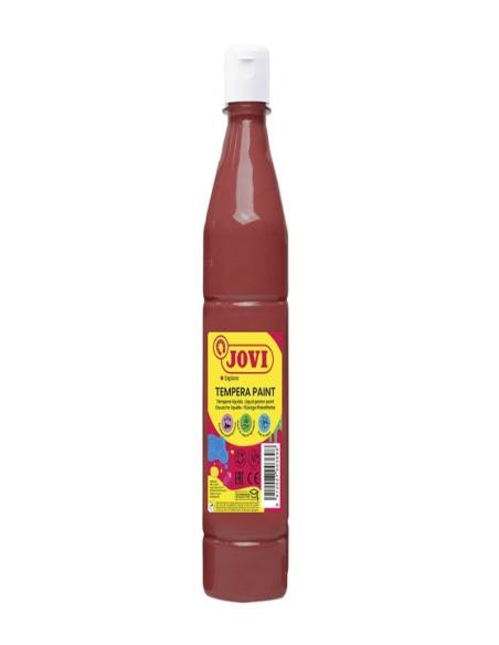 TEMPERA LIQUIDA JOVI ESCOLAR 500 ML MARRON (50612) - TEMPERA LIQUIDA 500CC JOVI MR.