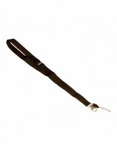 CINTA PLANA OFFICE BOX PARA LANYARD MOSQUETON METALICO NEGRO (92068) - DISTINTIVO CINTA PLANA-SIN PLASTICO NG. 2
