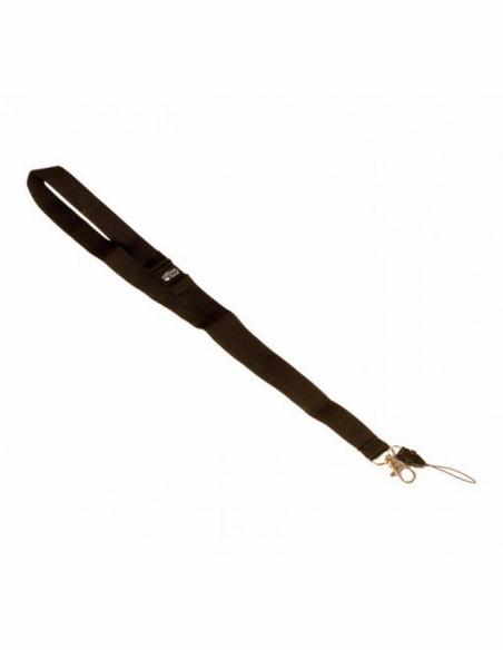 CINTA PLANA OFFICE BOX PARA LANYARD MOSQUETON METALICO NEGRO (92068) - DISTINTIVO CINTA PLANA-SIN PLASTICO NG.
