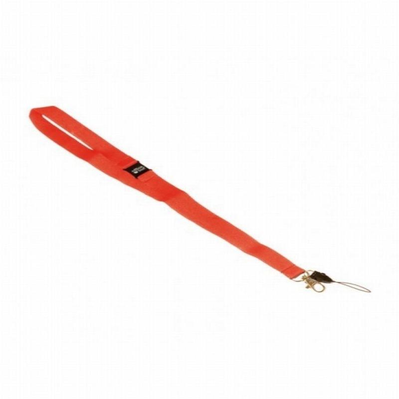 CINTA PLANA OFFICE BOX PARA LANYARD MOSQUETON METALICO ROJO (92046) - DISTINTIVO CINTA PLANA-SIN PLASTICO RJ.