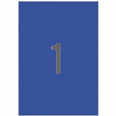 ETIQUETA ADHESIVA APLI LASER/COPY/INKJET 210X297 MM. AZUL...