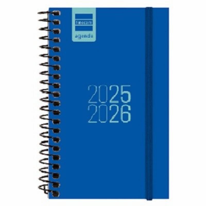 AGENDA ESCOLAR 25-26 FINOCAM ESPIR POLIPROPILENO E3 (8x13 CMS) SEMANA VISTA CURSO 2025-2026 (632001526) (632003026) (632006026)