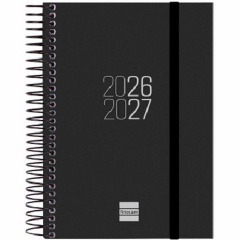 AGENDA ESCOLAR 26-27 FINOCAM ESPIR POLIPROPILENO E3 (8x13 CMS) SEMANA VISTA CURSO 2026-2027 (632001527) (632003027) (632002027)