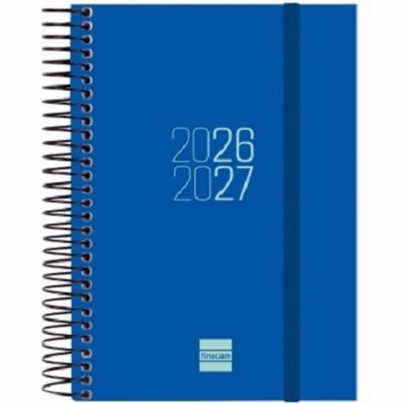 AGENDA ESCOLAR 26-27 FINOCAM ESPIR POLIPROPILENO E3 (8x13 CMS) SEMANA VISTA CURSO 2026-2027 (632001527) (632003027) (632002027)